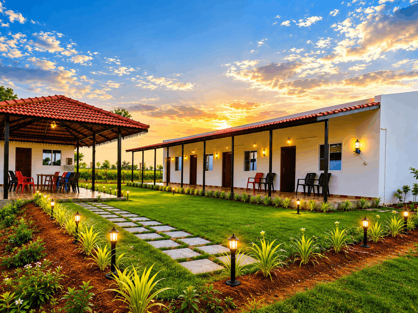 Plantation on Saptha Ventures managed farmland 
