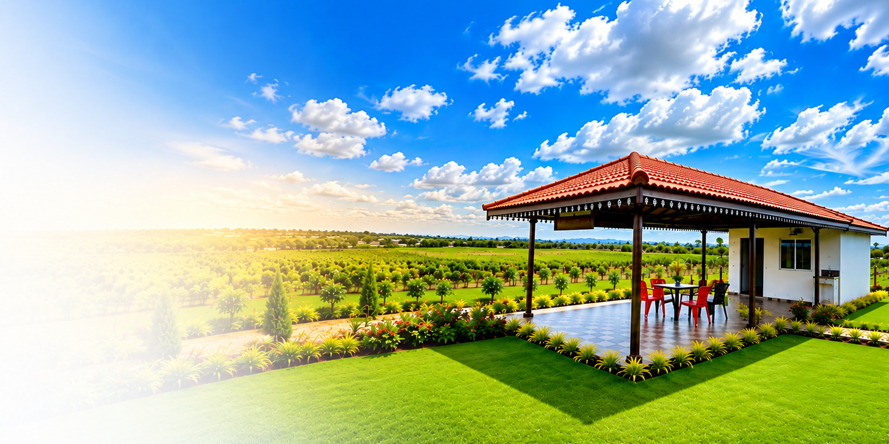 Location of Saptha Ventures farmland between Bengaluru and the Karnataka–Andhra Pradesh border  